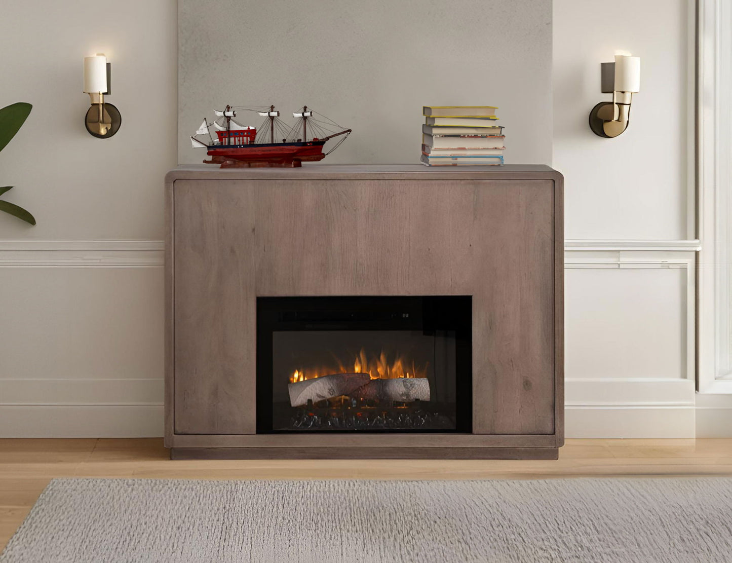 Mezquite - Mantel Fireplace