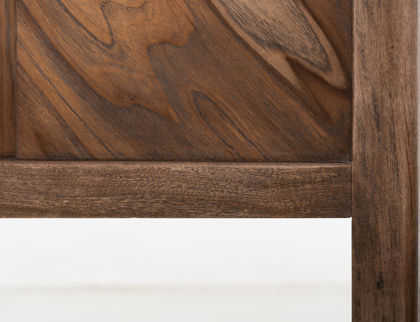 Praga - Eastern King Headboard - Almond / Barrel Brown