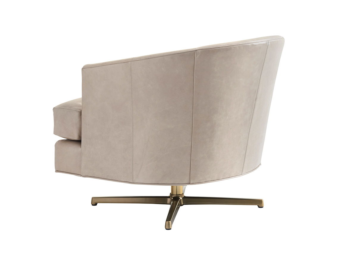 Lexington Leather - Graves Leather Swivel Chair