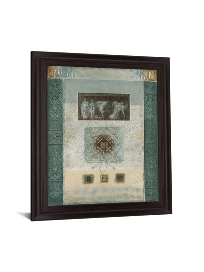 Grecian Relief - 28" x 34" Framed Wall Art - Beige