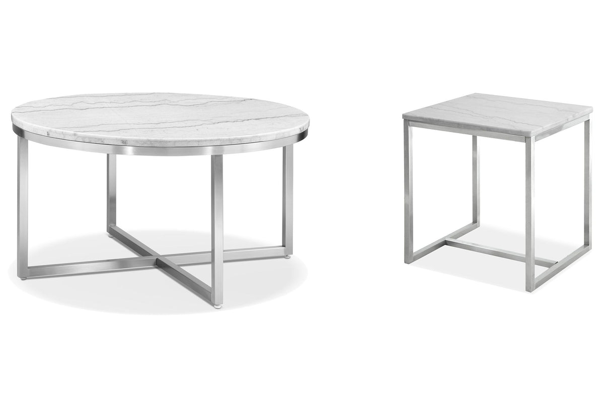 Esme - Round Cocktail Table Set