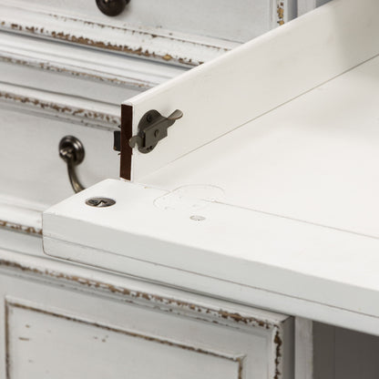 Magnolia Manor - Jr Executive Desk Top - Antique White