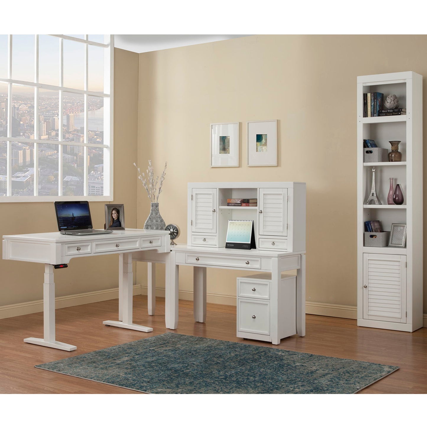 Boca - Hutch - Cottage White