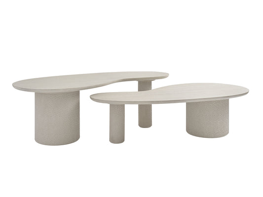 Copacabana - Linea Nested Cocktail Tables - White
