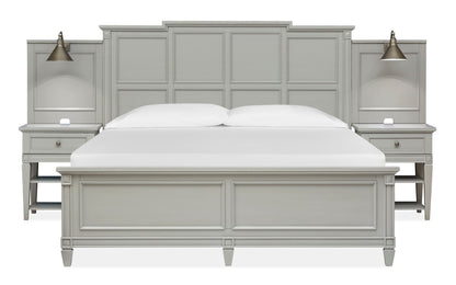 Glenbrook - Queen Panel Bed Footboard - Pebble