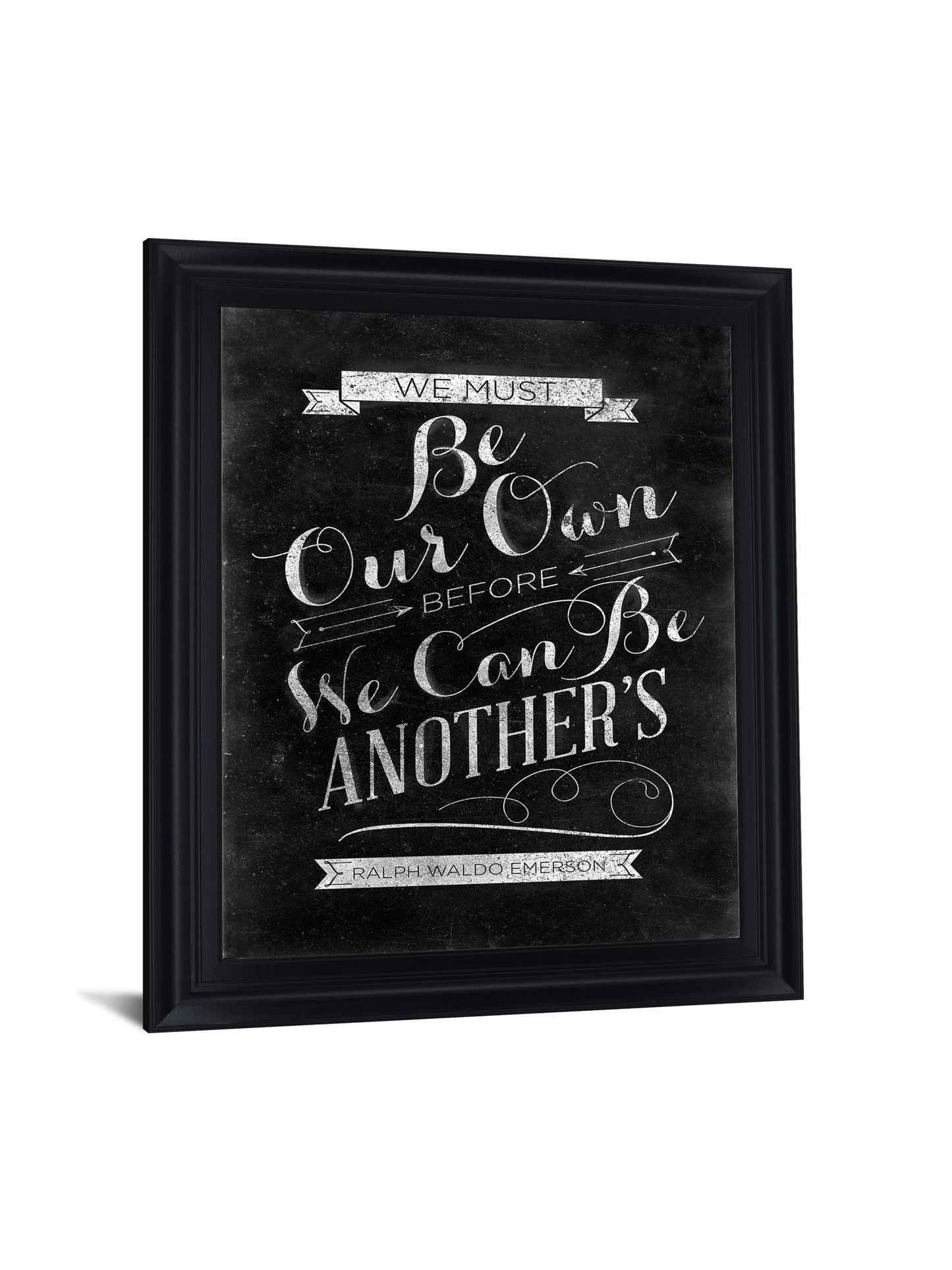 Chalked Whimsy - 28" x 34" Framed Wall Art - Black
