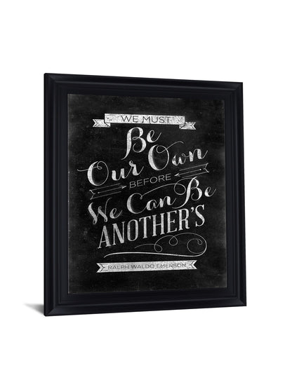 Chalked Whimsy - 28" x 34" Framed Wall Art - Black
