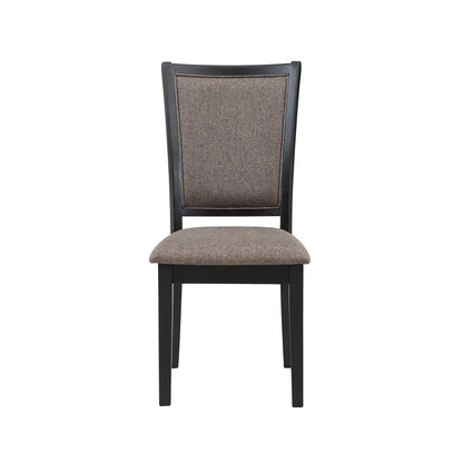 Potomac - 5 Piece Round Dining Set (Table & 4 Chairs) - Brown / Black