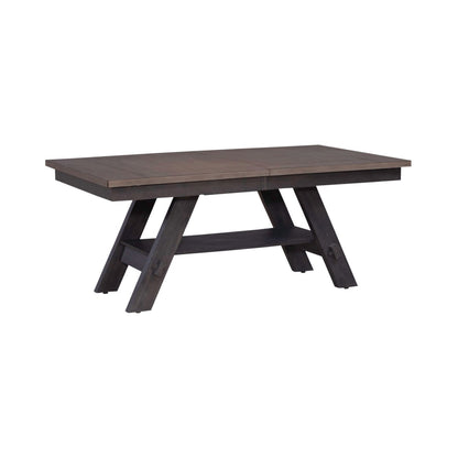 Lawson - Pedestal Table Top - Slate / Weathered Gray