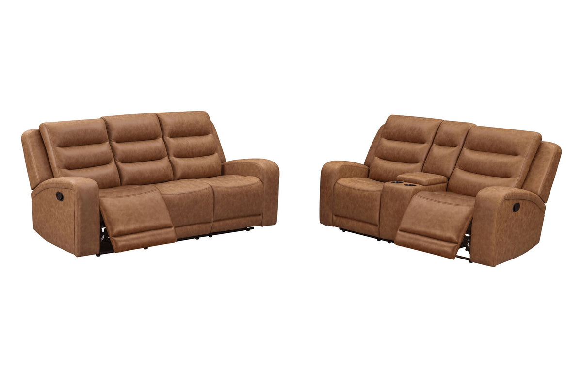 Napa - Manual Console Loveseat - Wrangler Clay