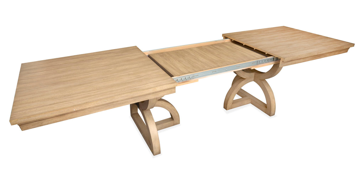 Coventry - Extendable Trestle Dining Table - Honey Maple