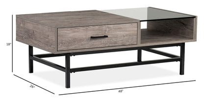 Fenwick - Rectangular Lift Top Cocktail Table Set