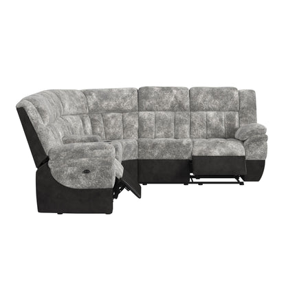 Santorini - RHF Power Motion Recliner - Dillon / Shire Steel