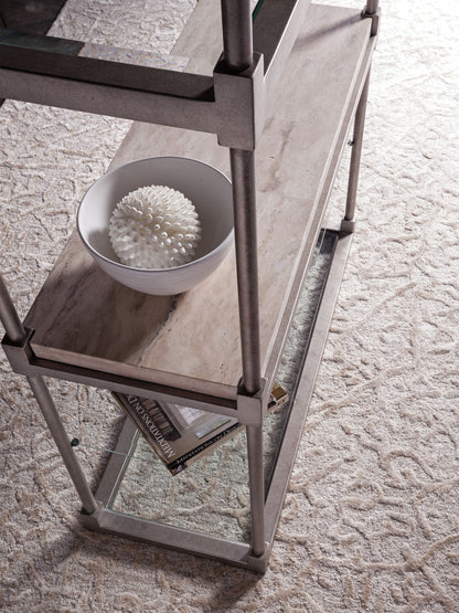 Signature Designs - Topa Etagere - Dark Gray
