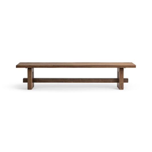 Mantova - 84" Bench - Reclaimed Barnwood