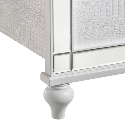 Valentino - 6/6-6/0 King/California King Lighted Headboard - White