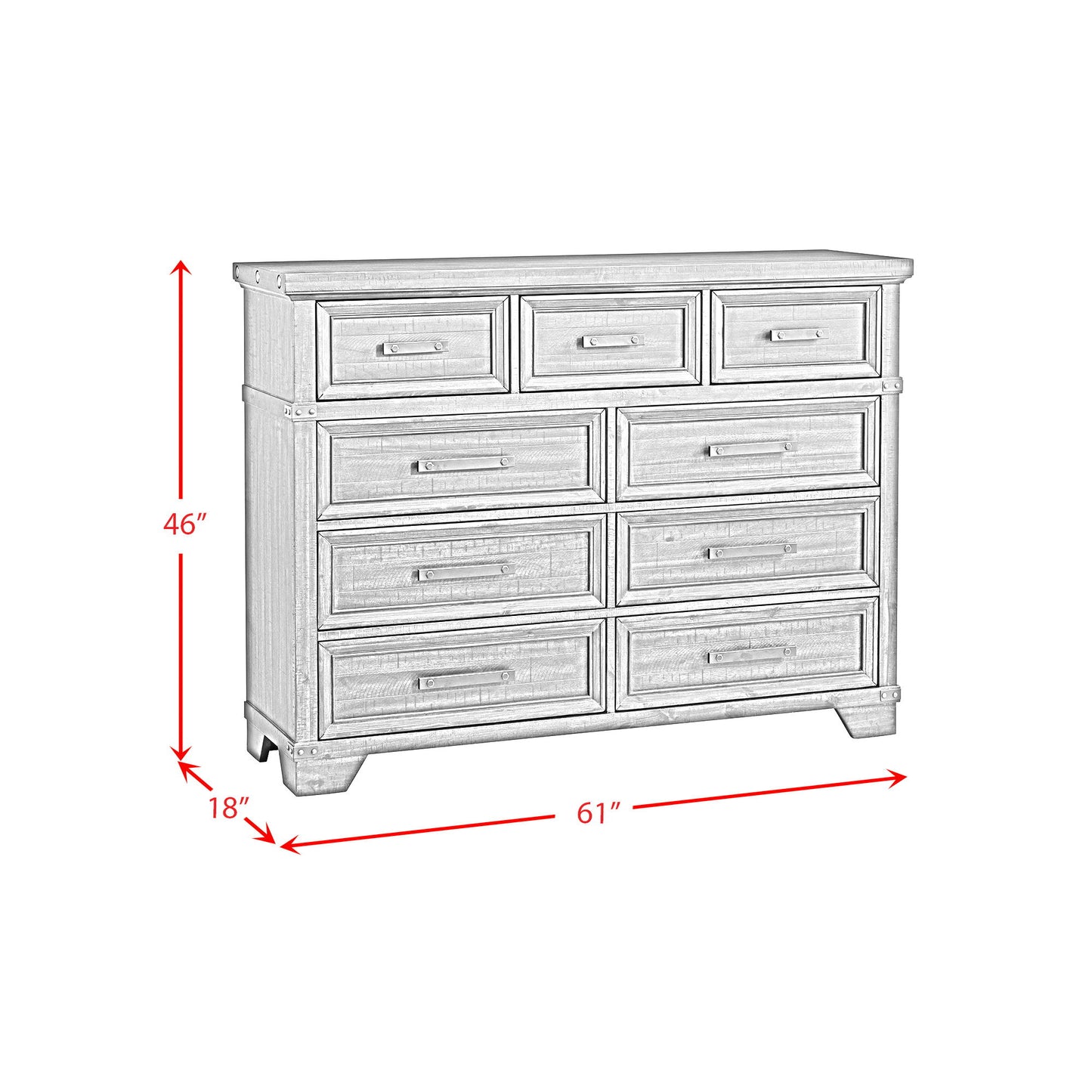 Colorado City - 9-Drawer Dresser