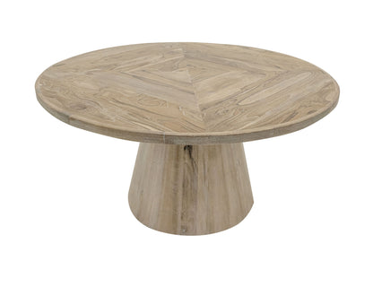 Balam - Round Table Base - Ivory White