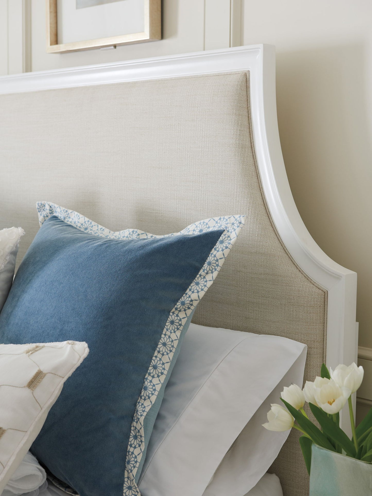 Avondale - Inverness Upholstered Headboard 6/0 California King - White