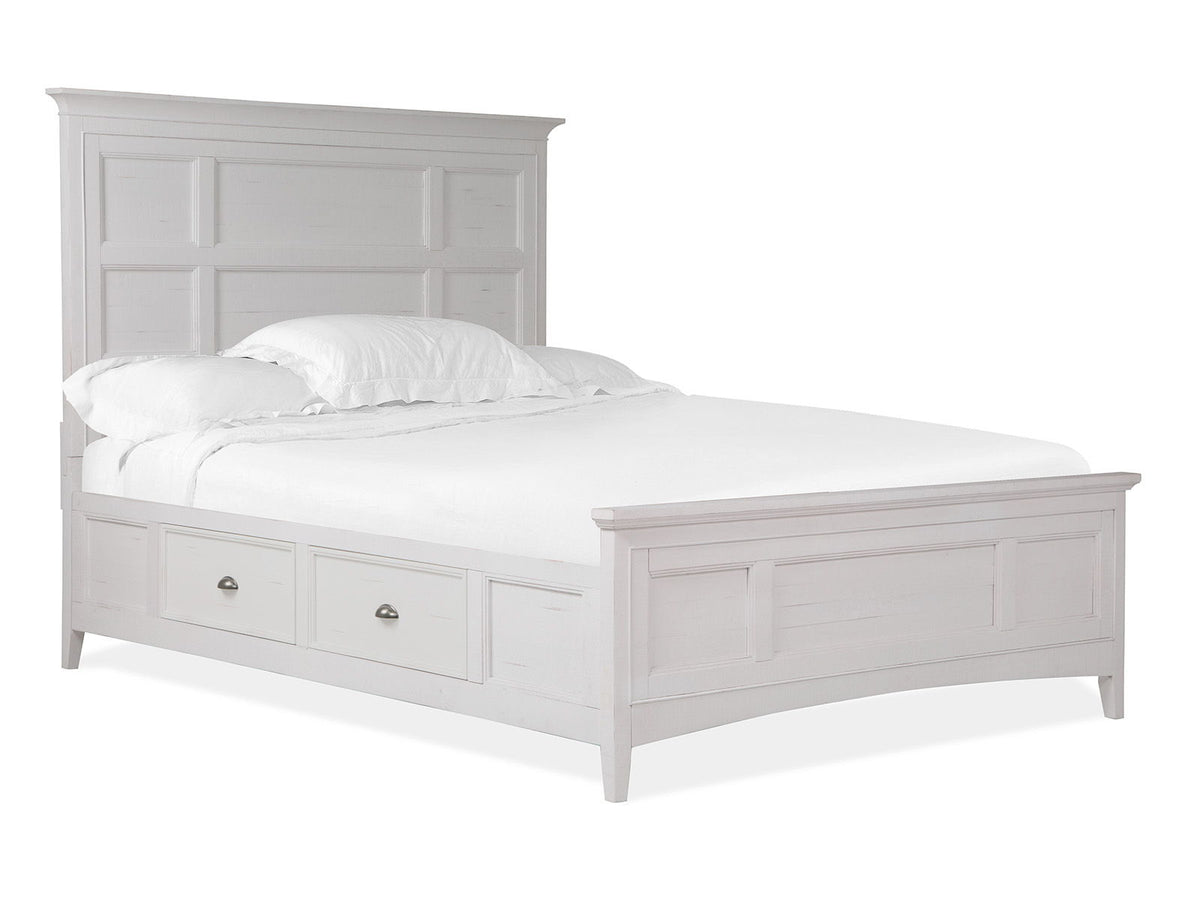 Heron Cove - Queen Panel Bed Headboard - Chalk White