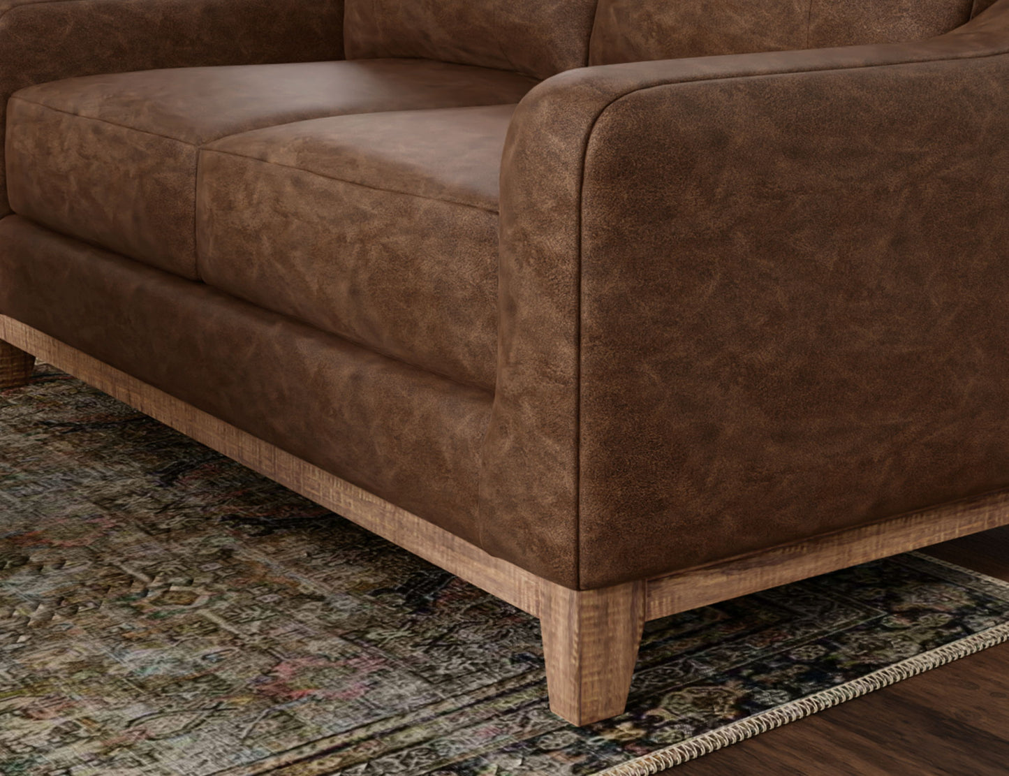 Olivo - Comfort Loveseat - Chocolate Brown