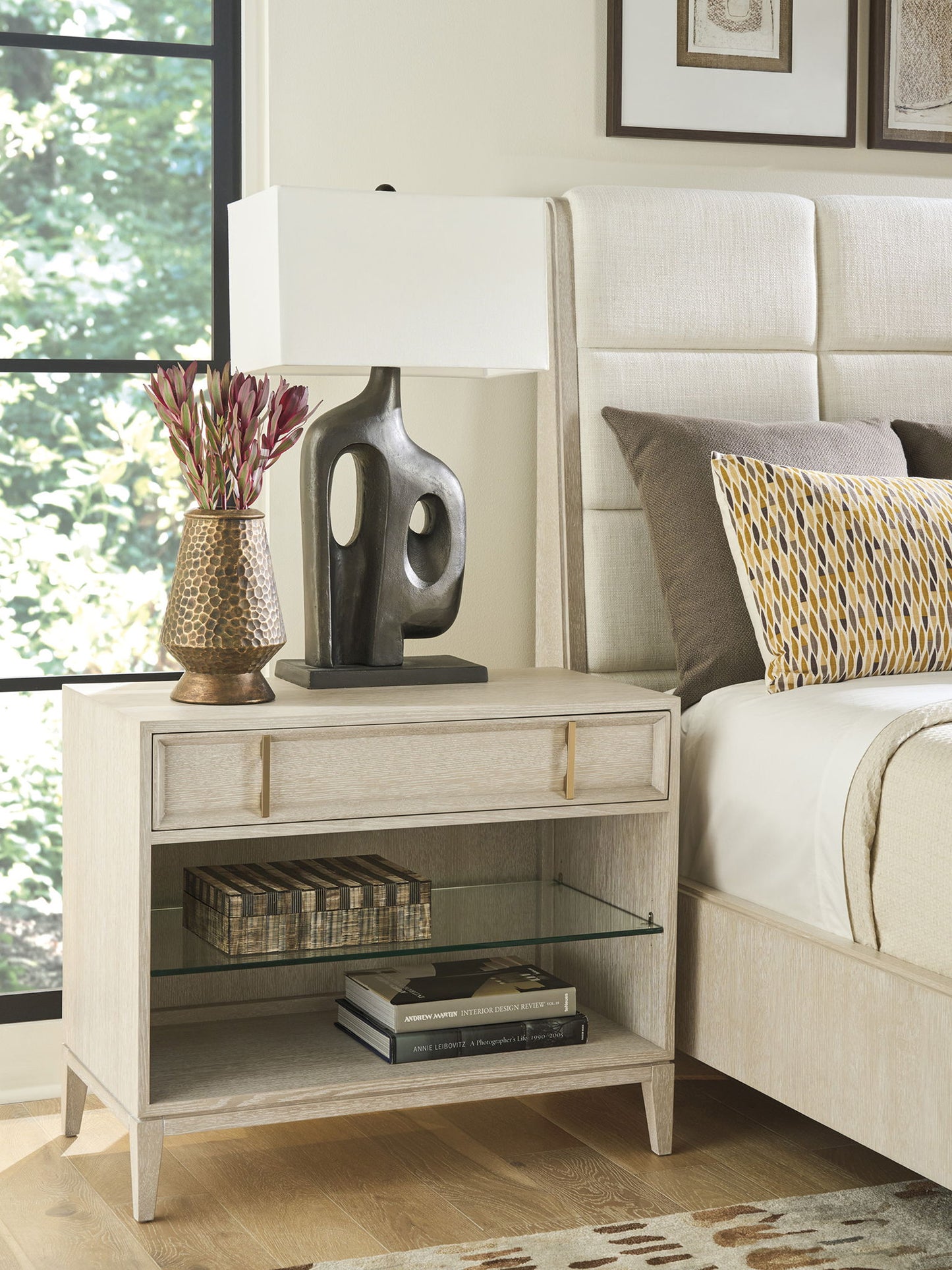 Copacabana - Camila Open Nightstand - White