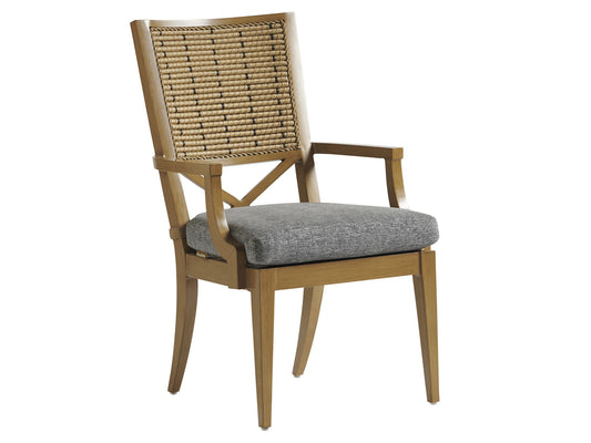 Los Altos Valley View - Arm Dining Chair - Light Brown