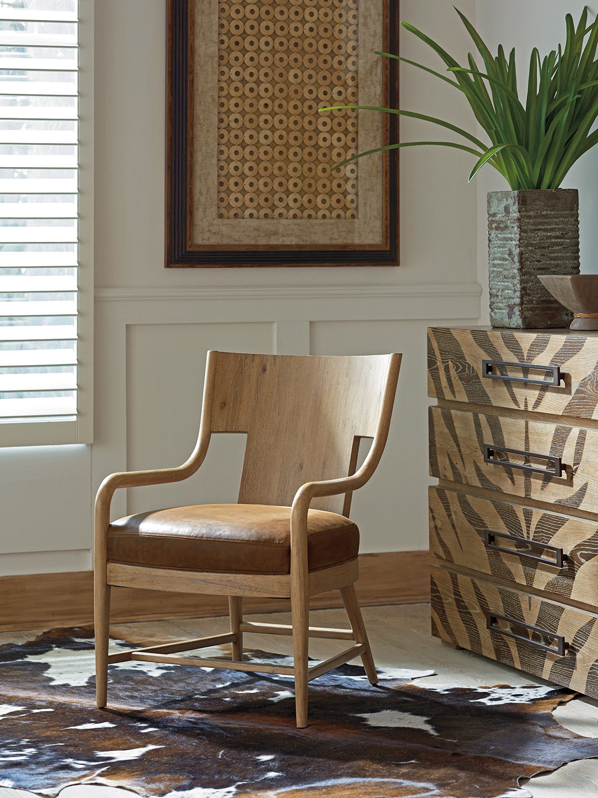 Los Altos - Radford Leather Chair - Light Brown