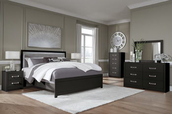 Maeling - Queen Panel Rails - Black