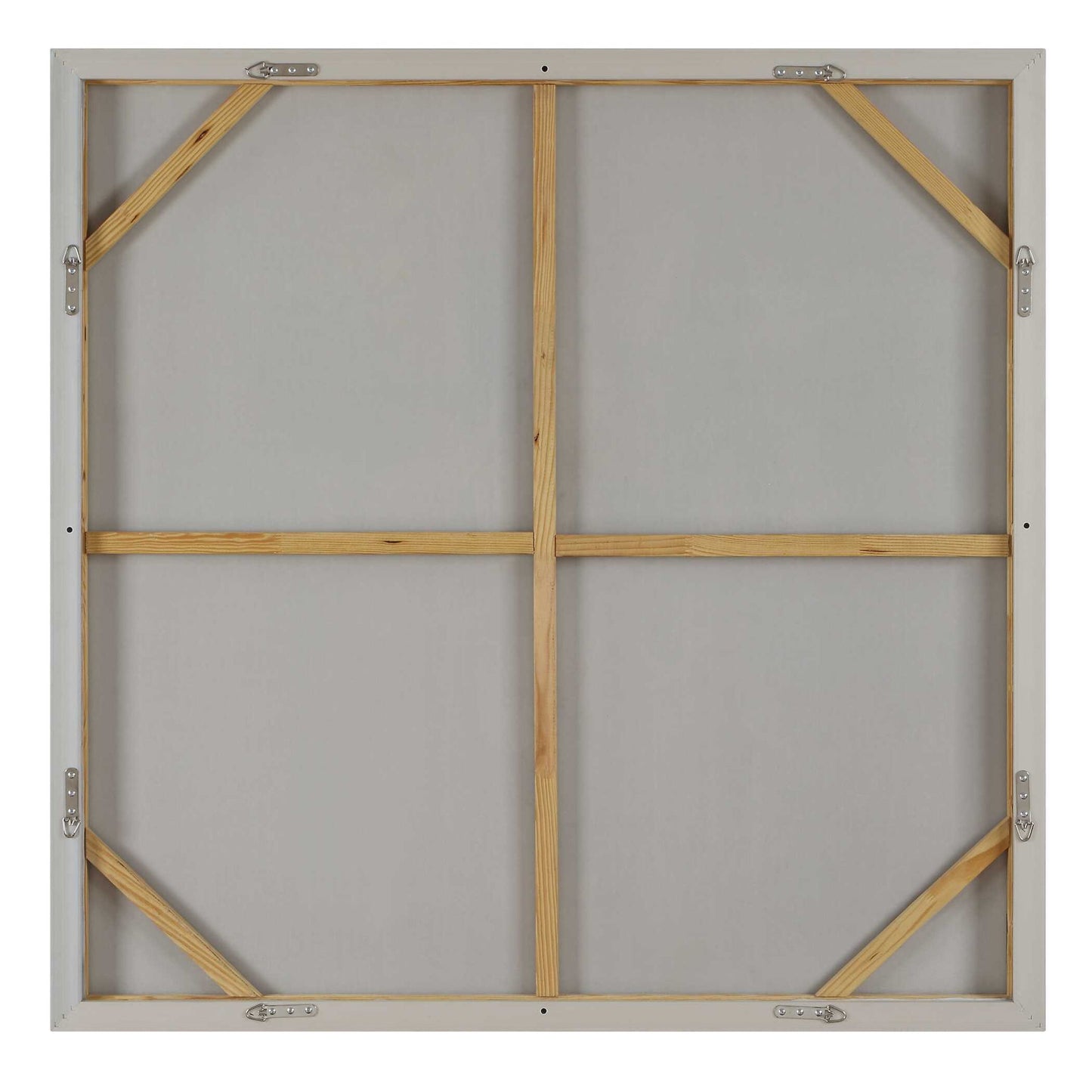 Still Crossing - Abstract Painting - Black / Brown / Gray / White