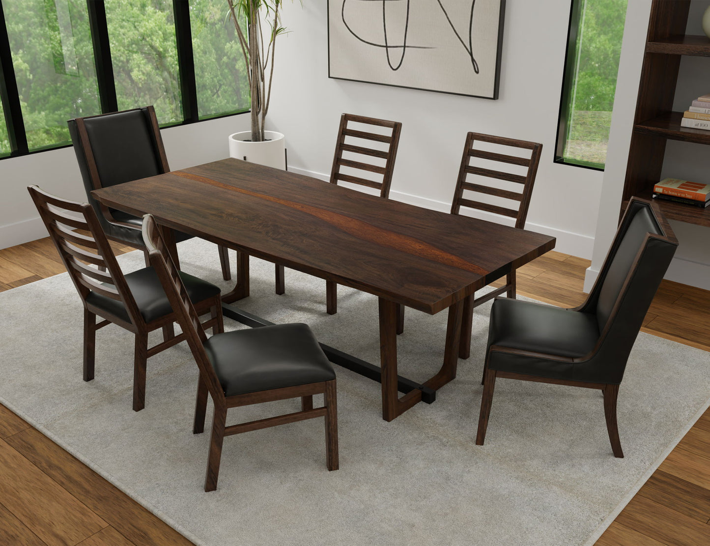 Raramuri - Table Base - Bramble Bush Brown