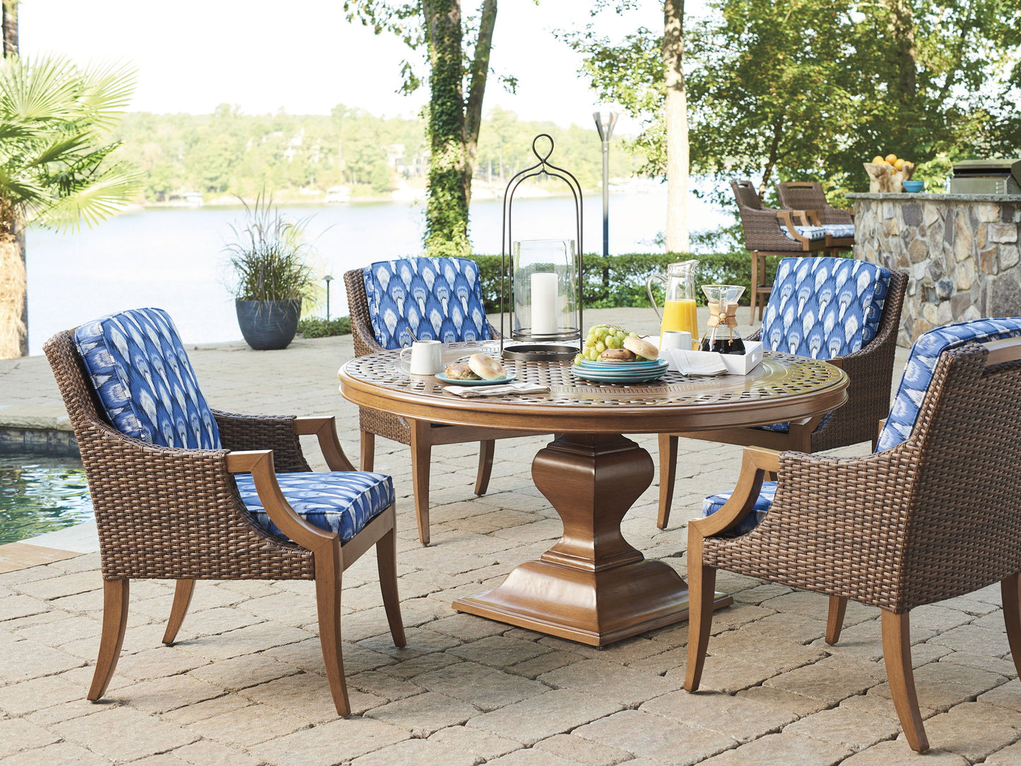 Harbor Isle - Arm Chair - Dark Brown