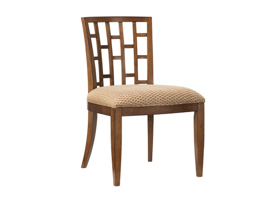 Ocean Club - Lanai Side Chair - Dark Brown / Light Brown