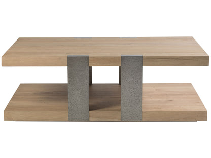 Verite - Rectangular Cocktail Table - Light Brown
