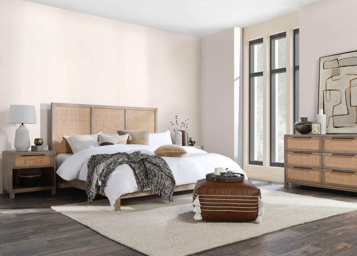 Jensen - 1 Drawer Nightstand - Meadow Taupe