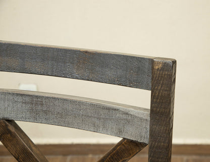 Loft - Barstool (Set of 2) - Two Tone Gray / Brown