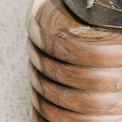 Gala - Round End Table - Natural
