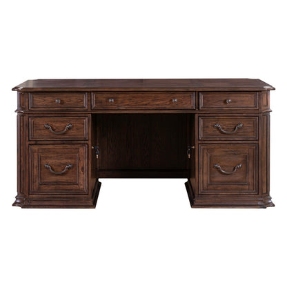 Providence Park - Jr Executive Desk Base - Chateau Brown