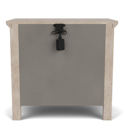 Bennett - Three Drawer Nightstand - Frosted Gray