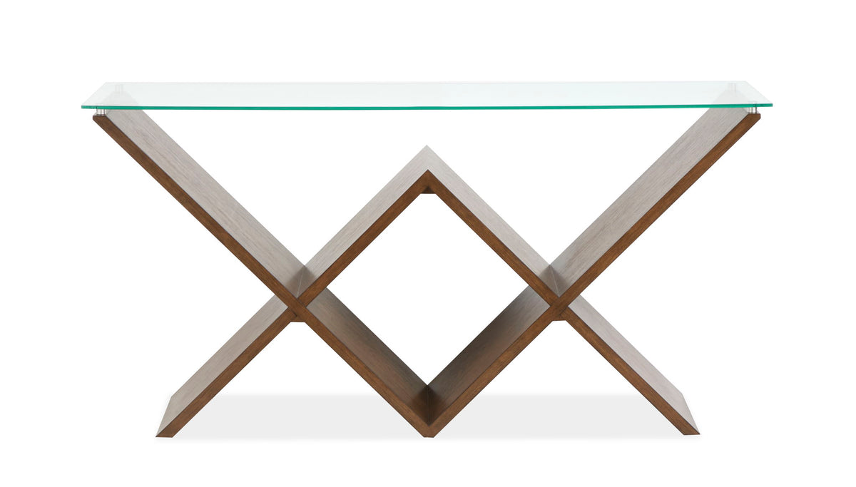 Vector - Rectangular Sofa Table - Russet