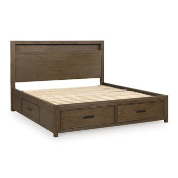 Ticanter - Queen/King Storage Rails - Brown