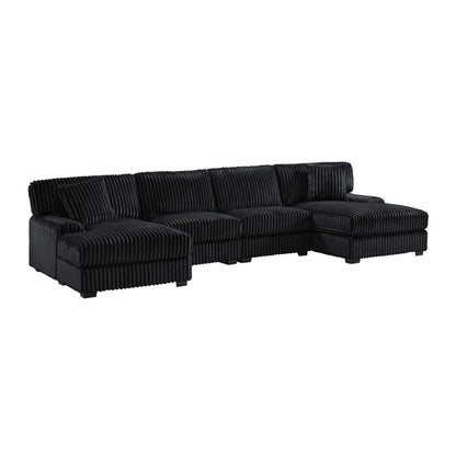Nightfall - Armless Chair - Grand Cord Black