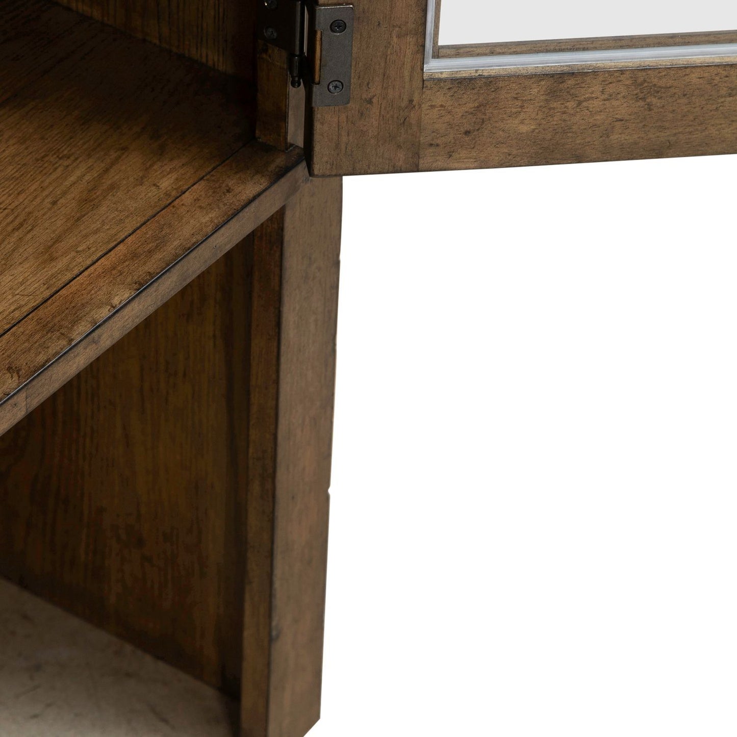 Carolina Park - Credenza Hutch - Amber Brown