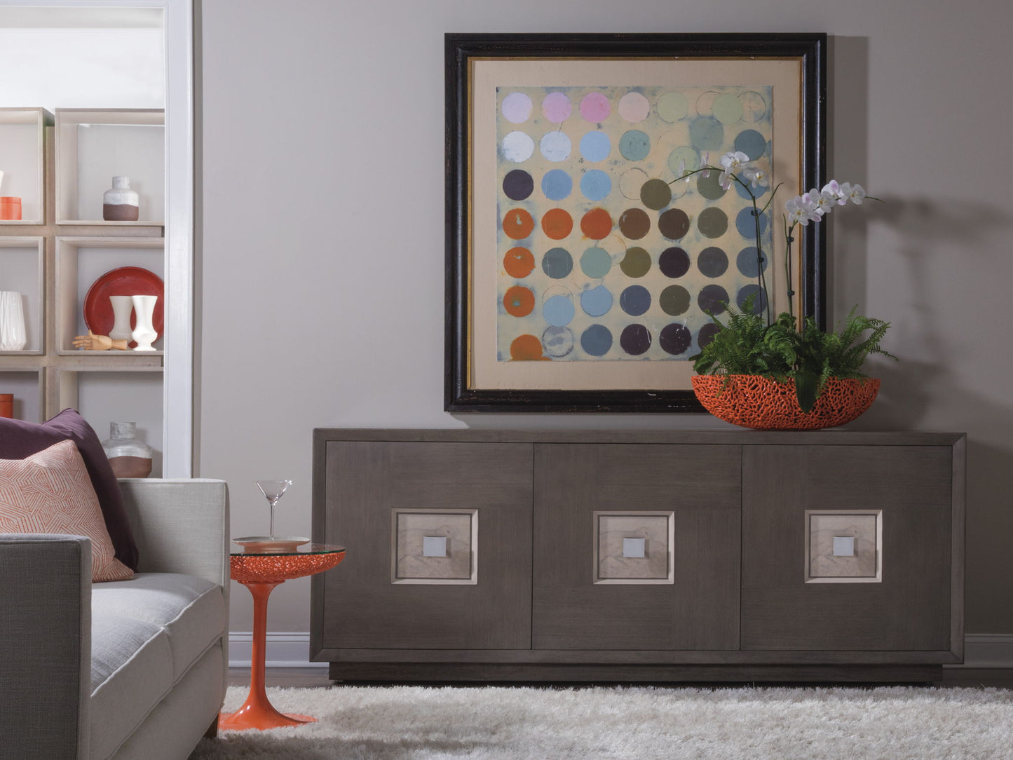 Signature Designs - Mercury Eight-Cube Etagere - Gray