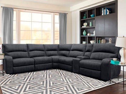 Polaris - Manual Armless Recliner - Slate