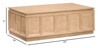 Burnham - Lift Top Storage Cocktail Table With Casters - Sable Dusk