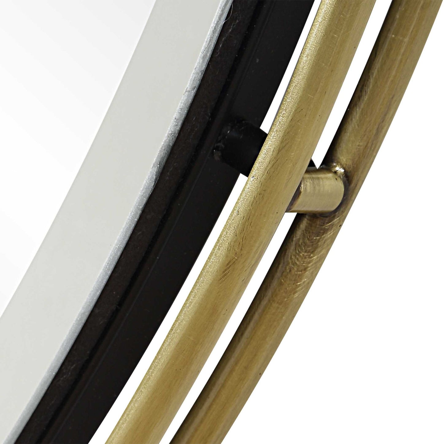Wesley - Round Mirror - Gold