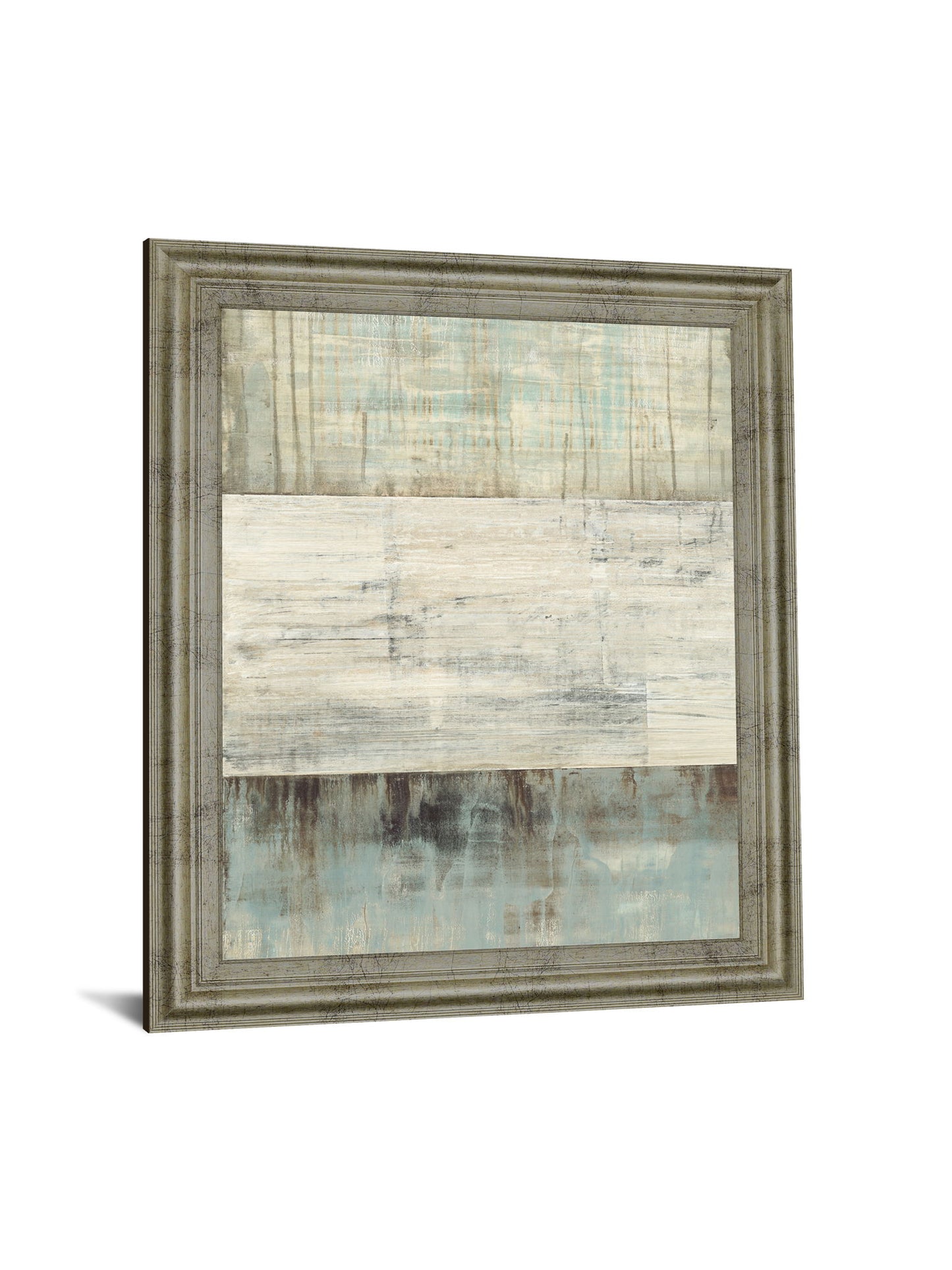 Cool Drift - 28" x 34" Framed Wall Art - Beige
