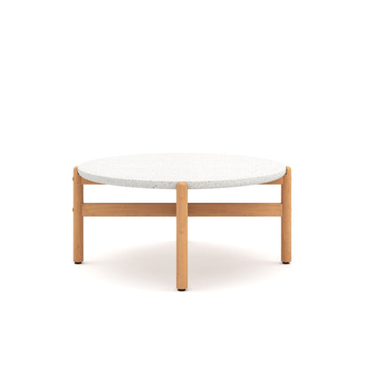 Solstice - Coffee Table Wood Base - Brown