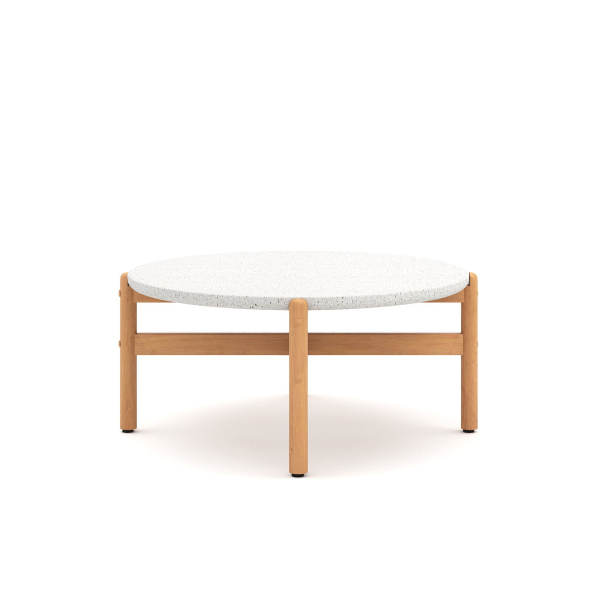 Solstice - Coffee Table Terrazzo Top - White